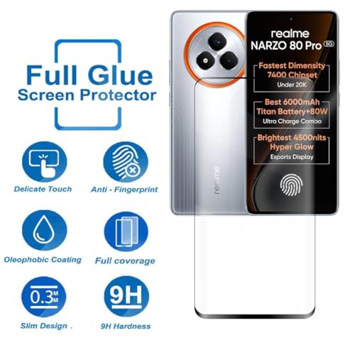 Image of Privacy Tempered Glass Screen Protector Compatible With Samsung A36 5G and A56 5G - Anti-Spy Tempered Glass, Fingerprint may not Work, Privacy in Public Spaces, Temper - Pack of 1