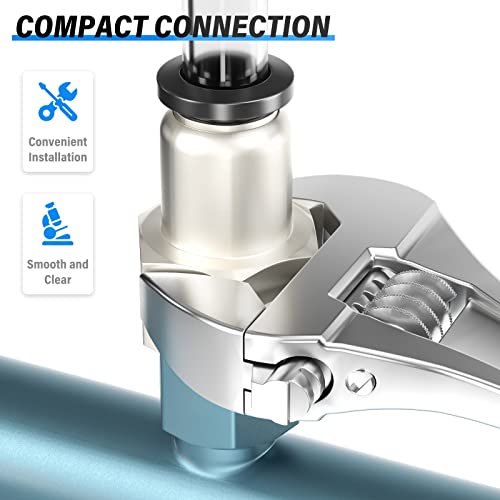 TAILONZ PNEUMATIC Female Straight 1/4 Inch Tube OD x 1/4 Inch NPT Thread Push to Connect Fittings PCF-1/4-N2(Pack of 10) by TAILONZ PNEUMATIC - Image 5