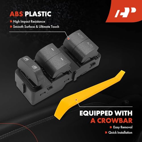 A-Premium Master Power Window Switch Compatible with Ford Fusion 2011-2012 & Lincoln MKZ 2011-2012 & Mercury Milan 2011, Front Left Driver Side, 2 AUTO 7 Blades + 6 pins by A-Premium - Used condition - Image 5