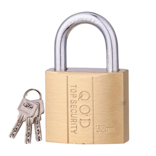 Cadenas haute sécurité avec 3 clés - Cadenas à bagages, cadenas pour casier, cadenas et jeu de clés pour armoire de salle de sport de la sc Generic