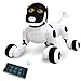 Produktbild Remote Control Robot Hundespielzeug,Rc Intelligente Welpen Spielzeug für Kinder,Puppy Smart Voice & App Interaktives Spielzeug für Geburtstags Geschenke alle Jungen und Mädchen mit Touch Steuerung