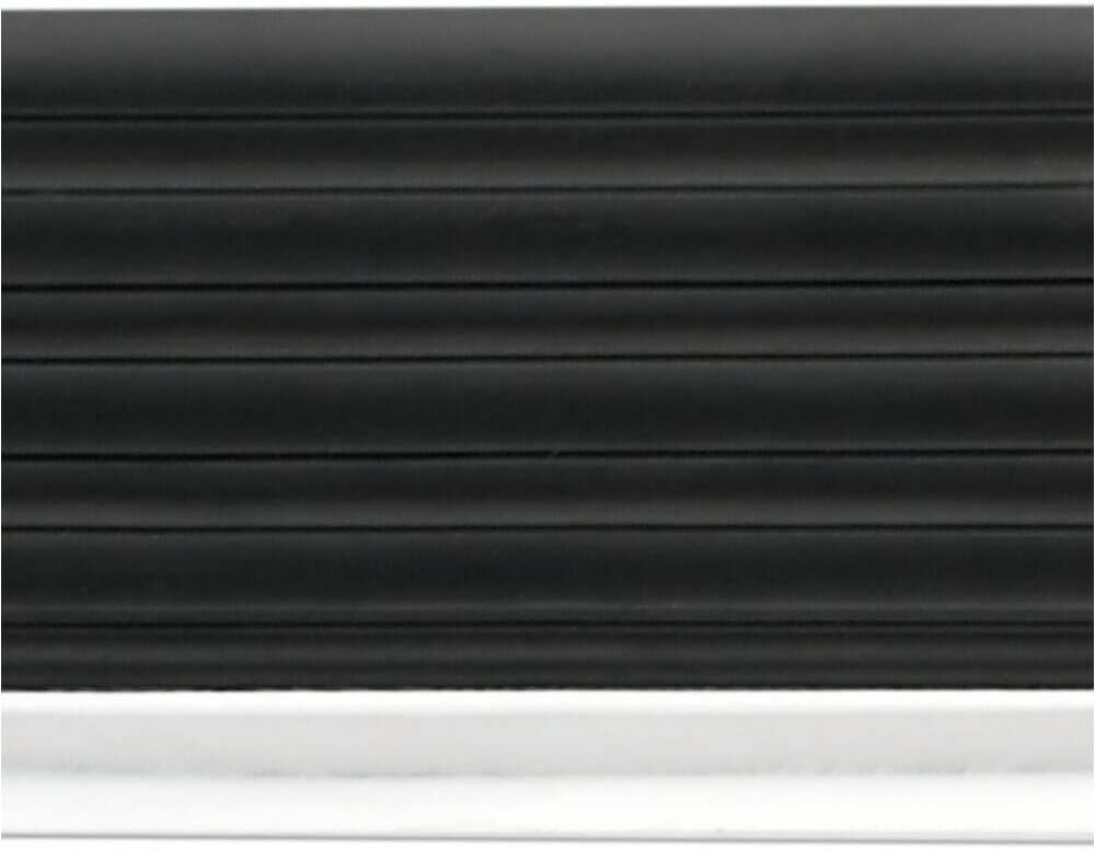 Black & Chrome Body Belt Exterior Side Molding Protector Roll for GMC,for Chevy Truck Pick up (Chrome/Black) HR0969