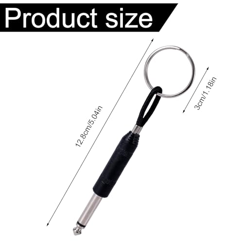 4stk Gitarrenstecker-Schlüsselanhänger für Schlüsselhalter, Anti-Verlust Gitarrenverstärker-Stecker-Schlüsselanhänger Musikbegeisterte Geschenke Musikliebhaber für JCM800-Schlüsselhalterhaken