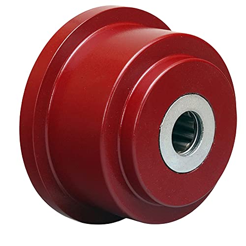 Single Flanged Track Wheel 3 1/2" Diameter x 17/16" Face x 21/4" Hub