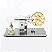 Mecotecn Mecotecn Moteur Stirling, Monocylindre Stirling Engine Modèle Machine à Vapeur Jouet Éducatif pour Enfant et Adulte