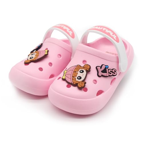 Toddler Shoes Little Kid Clogs Slide Sandals for 0-8yrs Kids Unisex Girls Shoes and Boys Shoes Garden Shoes Cartoon Slides Slip-Resistance Sandals Beach Slippers2