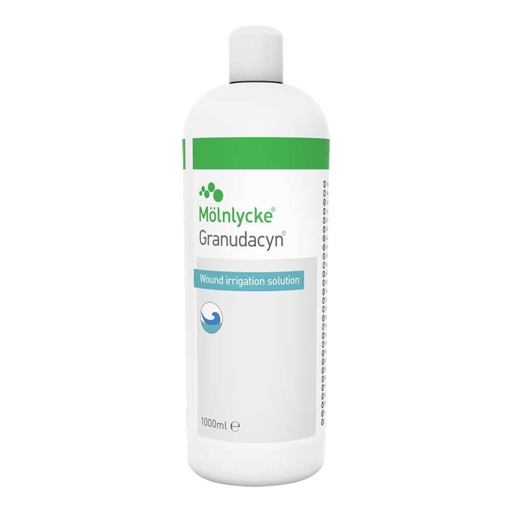 Wundspüllösung 1000 ml – Sterile Lösung zur Reinigung, Spülung & Befeuchtung akuter & chronischer Wunden