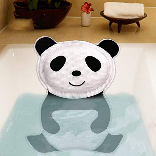 YLFW Bath Pillow Bathtub Spa Massage Pillows,Non-slip 6 Strong Suction Cups Support For Head Neck Back 3D Mesh Home Relaxation