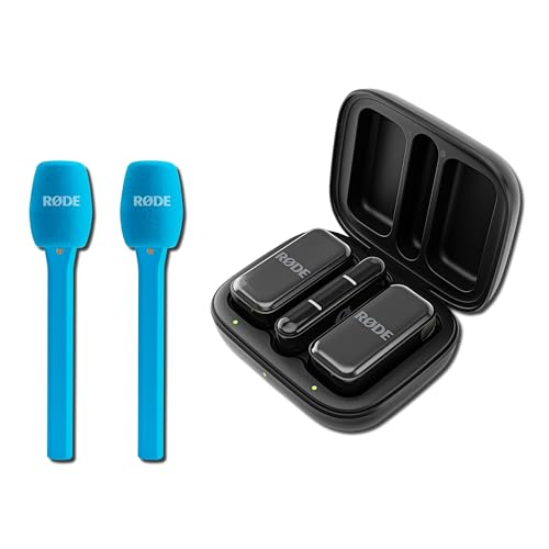 Rode Wireless Micro Microphone Kit (USB-C, Black) con 2 Adaptadores de Micrófono de Mano Blue Interview miniatura 1