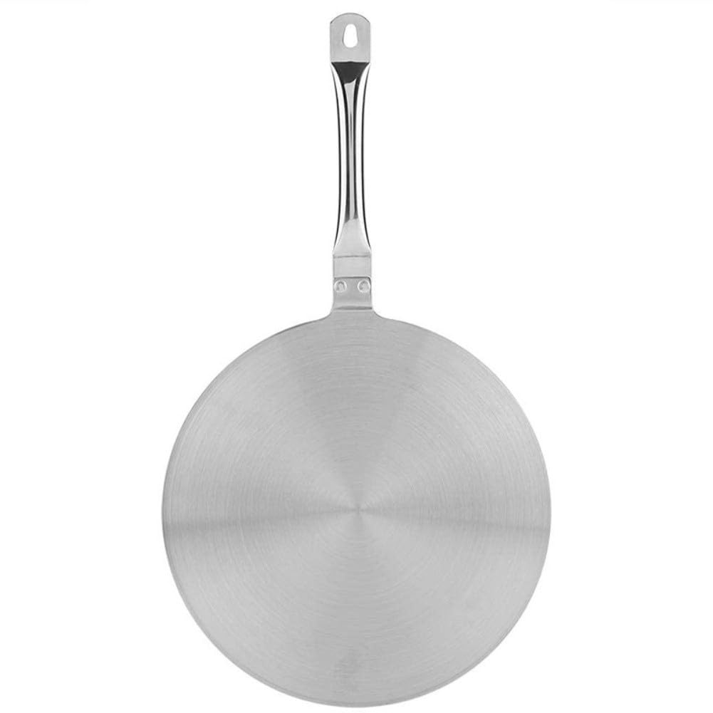 Difusor de calor para placa de inducción, placa adaptadora de acero inoxidable para estufa de gas, parte superior de vidrio, distribución uniforme del calor para todos los utensilios de