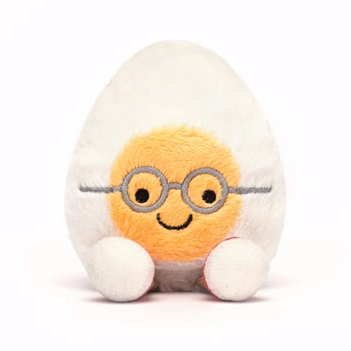 Jellycat Amuseables Boiled Egg Geek Stuffed Toy, Small 5.5 inches - Food Plush - Fun Gift Idea image 12