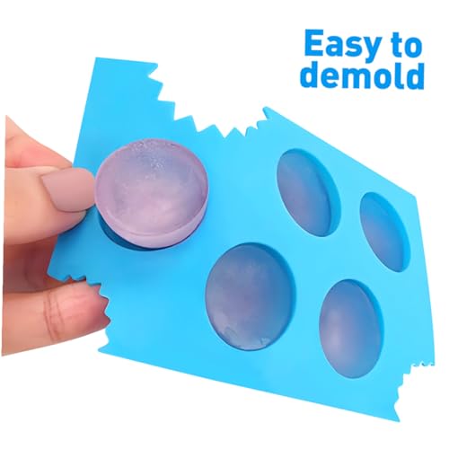 Molde de silicona para cubitos de hielo tiburón 3 piezas miniatura 7