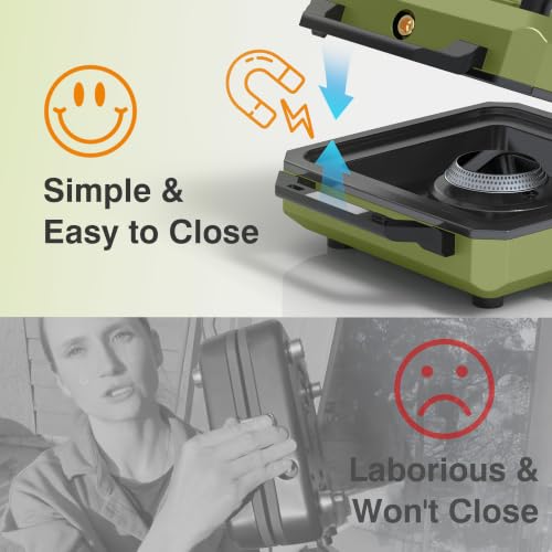 ODSD 2 Burner Camping Stove with Windshield
