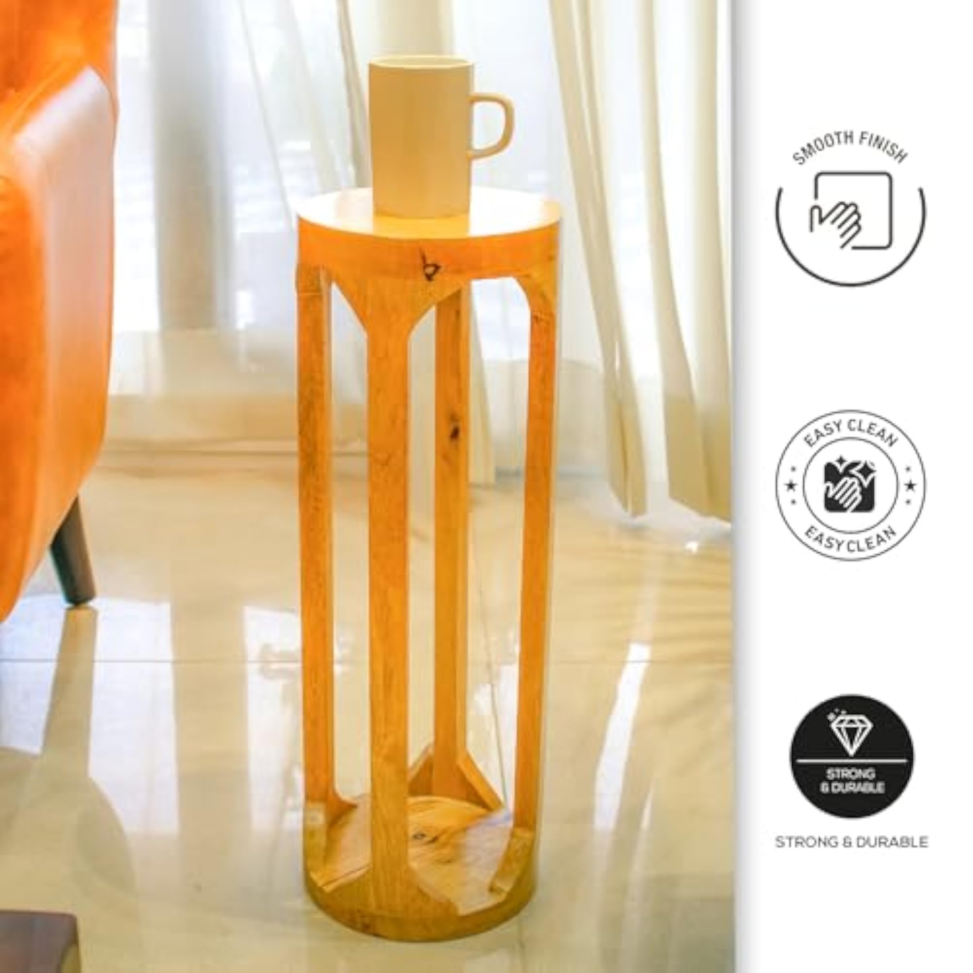 Modern Wooden Decorative Drink Table for Plant Display