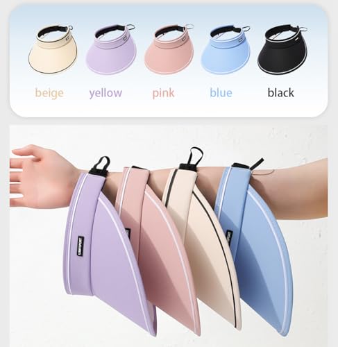 Visera deportiva ligera plegable para mujer miniatura 5