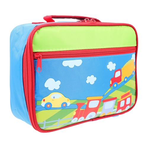 GETAJGHSD Bolsa de Almuerzo Diseño de Dibujos Animados, Tela Oxford, Gran Capacidad y Aislamiento Térmico para Llevar Comida al Colegio Paseo