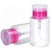 WenderGo quitaesmalte, dispensador de bomba, envase de botella de limpiador de empuje para esmalte de uñas y desmaquillante [juego de herramientas para uñas] [2 piezas 180 ml]