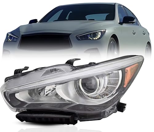 Headlamp Replacement For INFINITI Q50 2018-2023 LED Headlight Assembly without