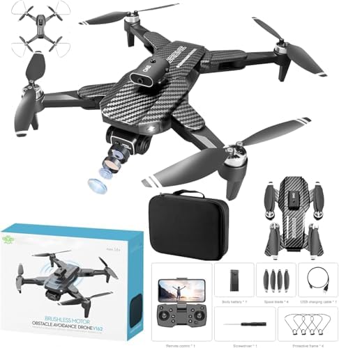 4K Dual-Camera Drone with GPS for Adults & Teens - Foldable RC Qu...