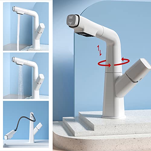 Robinet de lavabo anti-éclaboussures et relevable pour vasque propre - 3