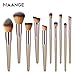 Produktbild MAANGE10 Pieces Make Up Pinselset Kosmetik Pinsel professionelle Kosmetik Make-up Pinsel Werkzeuge Kosmetik Make-up-Pinsel-Set Champagner Gold