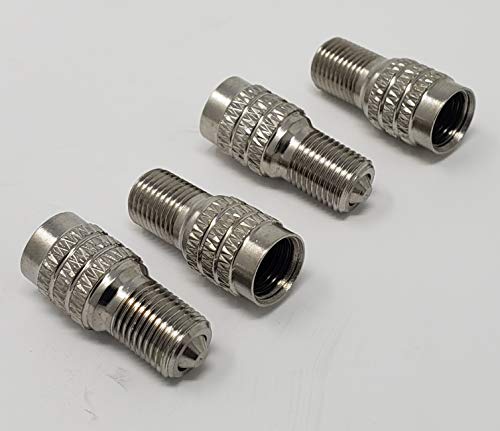 (Pack Of Twenty) Muzzys Double Seal Flow Through Valve Stem Tire Caps, Inflate Thru For High Pressure Truck Car Rv Semi Bus Tires -Inflate Tires And Check Pressure Without Removing The Caps!- V2B Ds-1 #TOP4