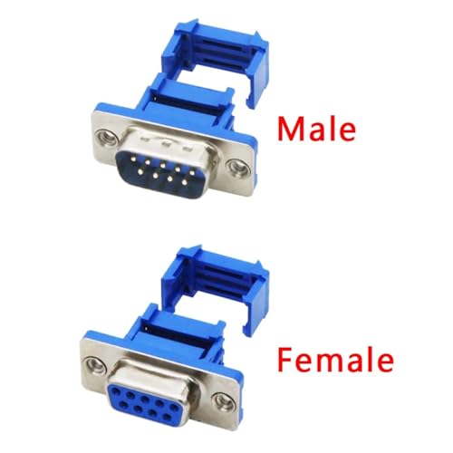 Conector DB9 hembra tipo engarce elimina fallos de conexión en puertos serie D-SUB RS232 6