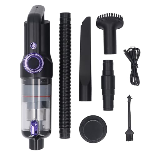 TOOLSGO Handheld Car Vacuum Cleaner 14000PA Powerful Suction Cordless Rechargeable Portable Mini for Home HD Display LED Light Effectively Remove Dust Debris