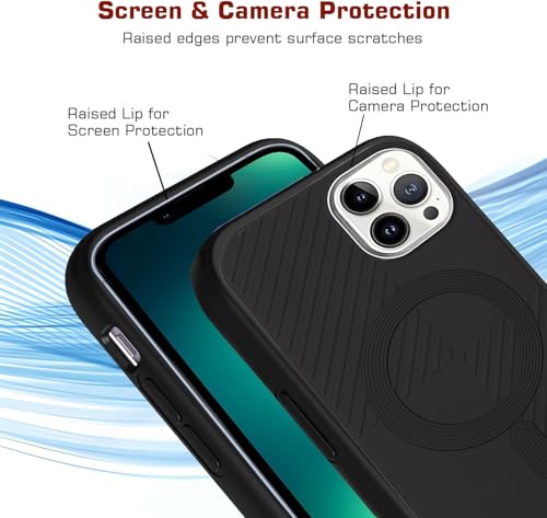 Image of AIBEX Hybrid iPhone 14 Pro Back Cover Case Compatibe with Mag Saf | Shockproof Design |Camera Protection Bump | Back Cover Case for iPhone 14 Pro (PC, TPU)