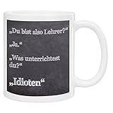 ✅KAFFEE BECHER: Egal, ob als Kaffee oder Tee Tasse, er wird durch sein humorvolles Design jedem den Morgen versüßen.