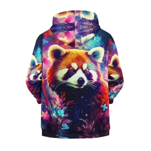 Boys Animal Print Zip Up Graphic Hoodie with Pockets Comfort Long Sleeve Soft Hoodies2