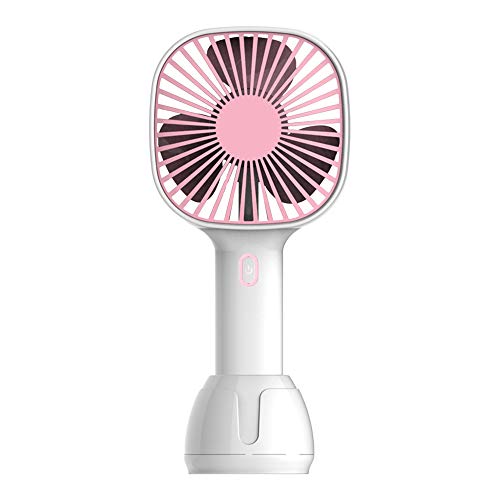 Mini Handheld Fan, Amouhom Small Portable Fan with Powerful USB Rechargeable Battery Operated Over 5 Working Hours, Desk Fan for Office/Room/Travel.