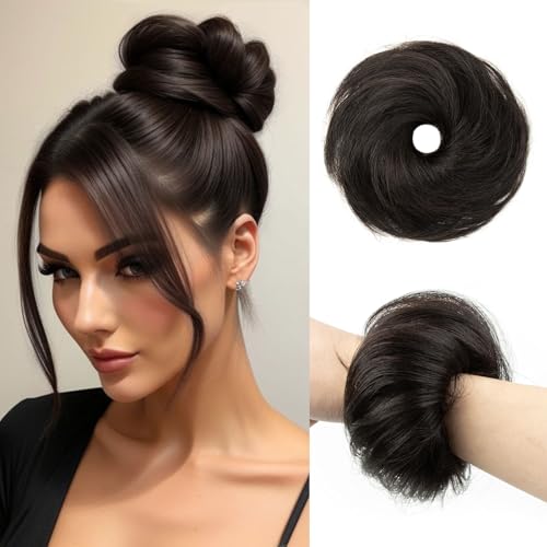 Cheveux naturels humains donut volumateur chignon haut de gamme pour coiffure femme