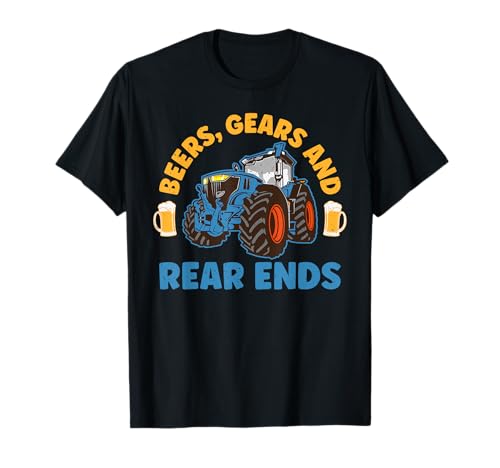 Beers Gears and Rear Ends Tractor Pulling T-Shirt
