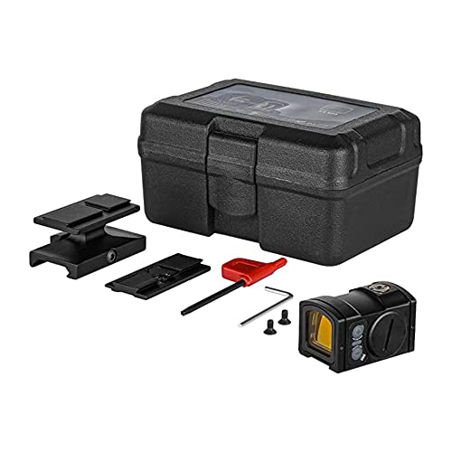 Tactical P-2 Advanced Red Dot Reflex Optic Sight, 3.5MOA Compact Holographic Sight, Hunting Scope, with 1.54" Height Riser Mount and GLOCKMOUNT, Fit 20mm Picatinny Rail, for Pistol Rifle, Black - Image 8