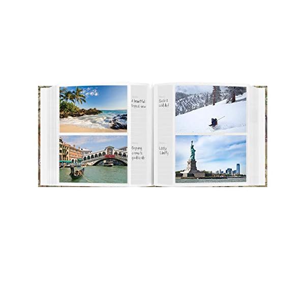 Pioneer Photo Albums DA-200MAP/TS Fotoalbum mit 200 Taschen und bedrucktem Reisemotiv – Bild 5