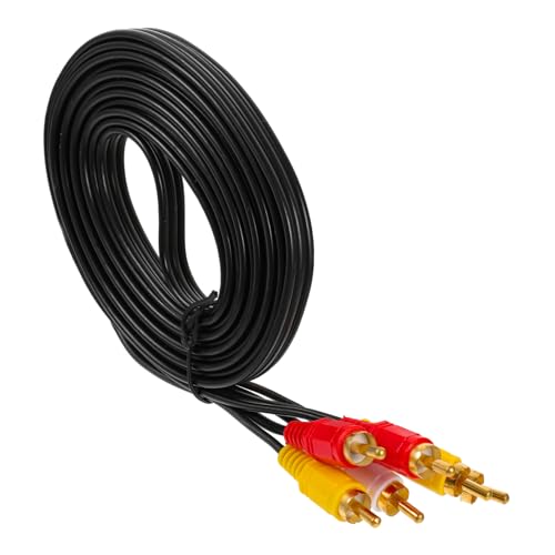 TEHAUX 3m Cable Male to Male Video Wire for Tv VCR Audio/Video Signal Transmission