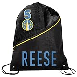 FOCO - WNBA High End Diagonal Zippered Drawstring Backpack Gym Bag - Angel Reese - Chicago Sky