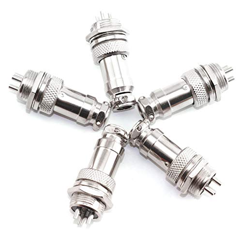 Conector Aviación DGZZI GX12 4 Pines Pack 10 miniatura 1