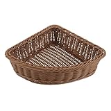Accès facile : ce panier de rangement pour les en-cas est doté d'une structure ouverte, vous permettant d'attraper facilement des en-cas, des produits cosmétiques ou des vêtements, et d'éliminer l'encombrement des coins. paniers de rangement triangulaires, panier tressé