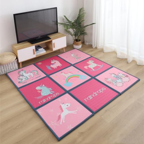 カーペット 畳 マット フローリング 敷くだけ フロアマット 大判 60cm 滑り止め 床保護 防音 厚手2cm ジョイントマット 9枚セット