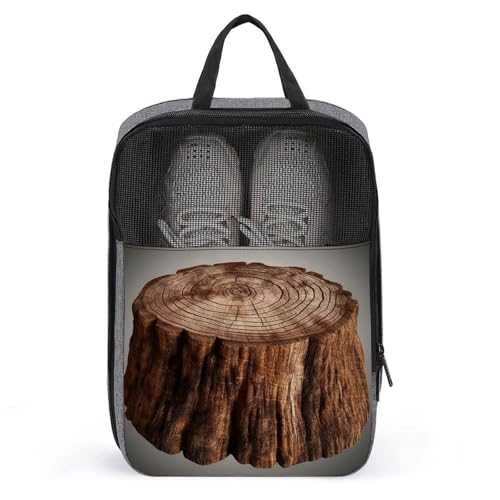 Sac à chaussures suspendu gris et sac de rangement pour serviette de bain