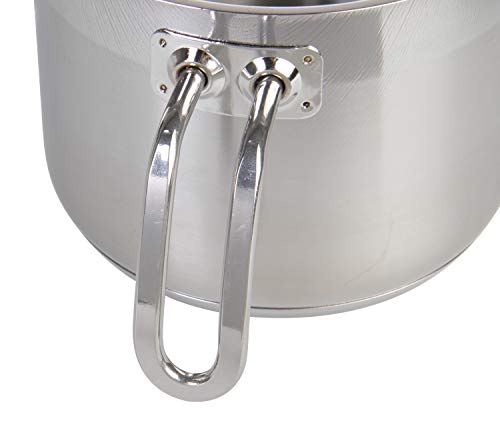 Foto von wenco Milchtopf, 1,6 l Füllmenge, Für alle Herdarten inkl. Induktion, Spülmaschinengeeignet, Edelstahl, 536127
