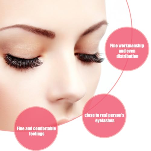 60pcs 0,07mm Ferramenta de Extensão de Cílios Postiços Cílios Realistas Naturais para Maquiadores Pr