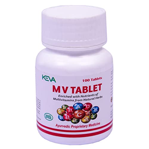 Keva M V Tablet With Multivitamins, Calcium, Zinc & Natural Ginseng for Daily Immunity Strong Bones, and Enhances Energy Level – 100 Tablets Keva M V Tablet With Multivitamins, Calcium, Zinc & Natural Ginseng for Daily Immunity Strong Bones, and Enhances Energy Level – 100 Tablets