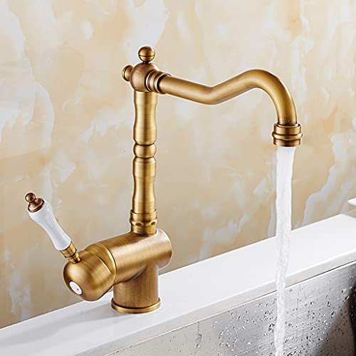 Robinet évier cuisine mitigeur eau chaude froide robinets pour vasque - 3
