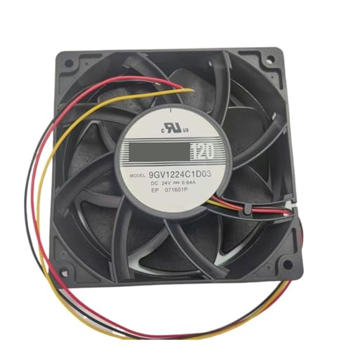 Ventilateur 9GV1224C1D03 DC24V 0.64A 12cm à trois fils pour refroidissement