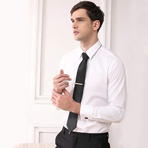 Image of HONEY BEAR 5cm /5.4cm /6cm Mens Tie Clip Bar for Normal Size Steel Business Wedding Gift 1.97 inch /2.12 inch /2.36 inch