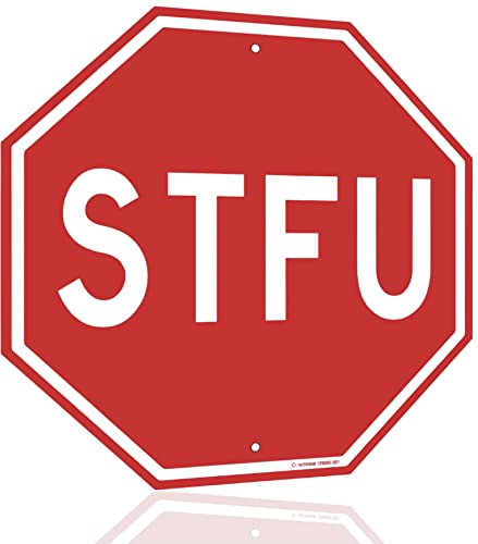 Stop Snitchin' Aluminium-Schild – 25,4 X 25,4 Cm, Witzige Wanddekoration Für Garage, Bar & Mehr