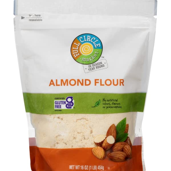 Full Circle, Flour, Almond, 16 Ounce